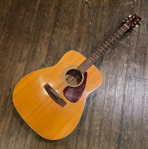 YAMAHA Acoustic Guitar FG-200 Green label Japan Vintage 70s