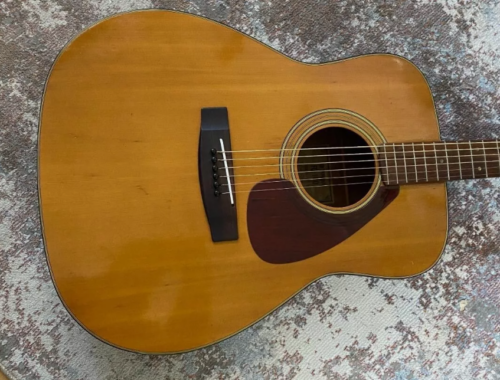 YAMAHA Acoustic guitar FG-160 Green label from japan