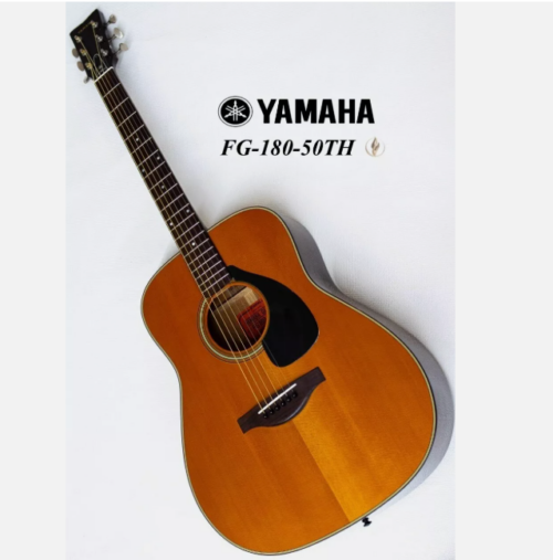 YAMAHA Acoustic guitar FG-180-50TH Red label Limited production model