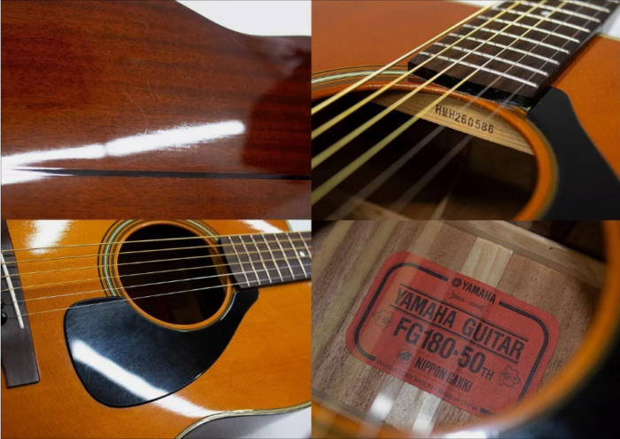 YAMAHA Acoustic guitar FG-180-50TH Red label Limited production model